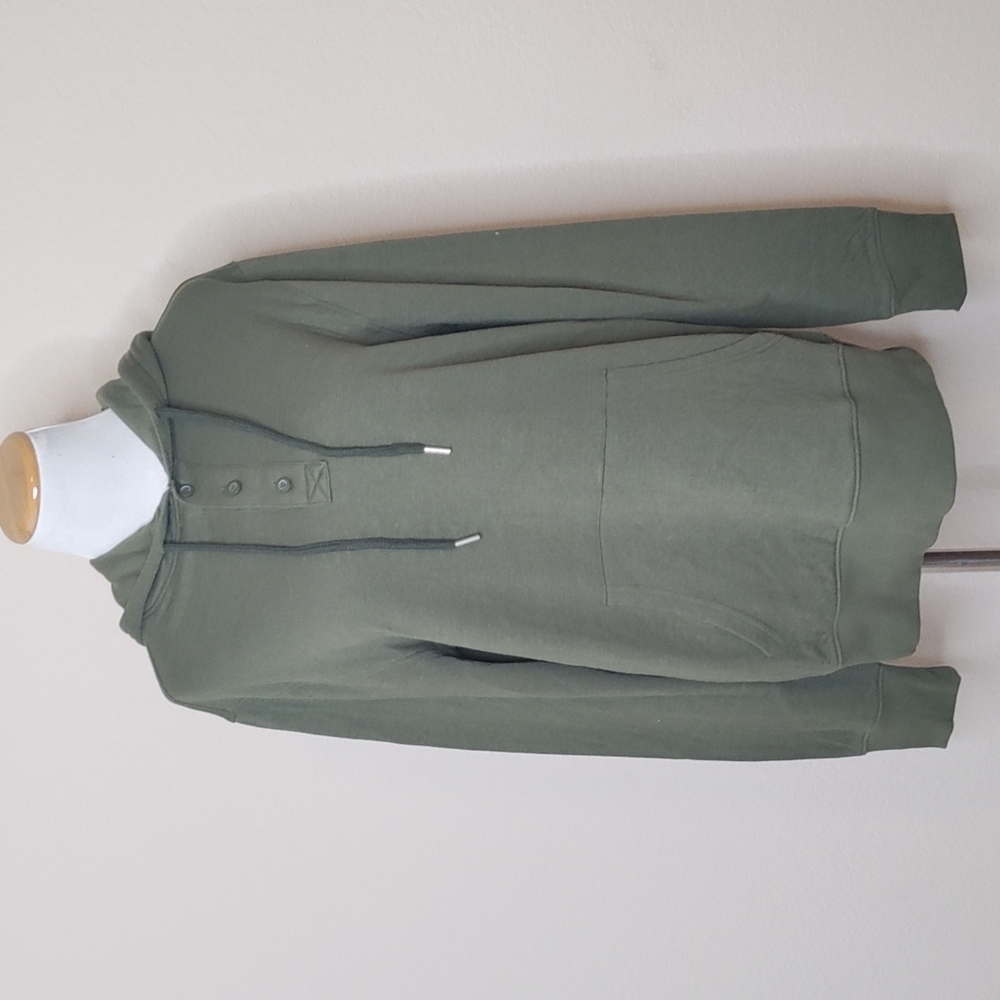 Goodfellow & Co Green Hooded Sweatshirt Size Medium